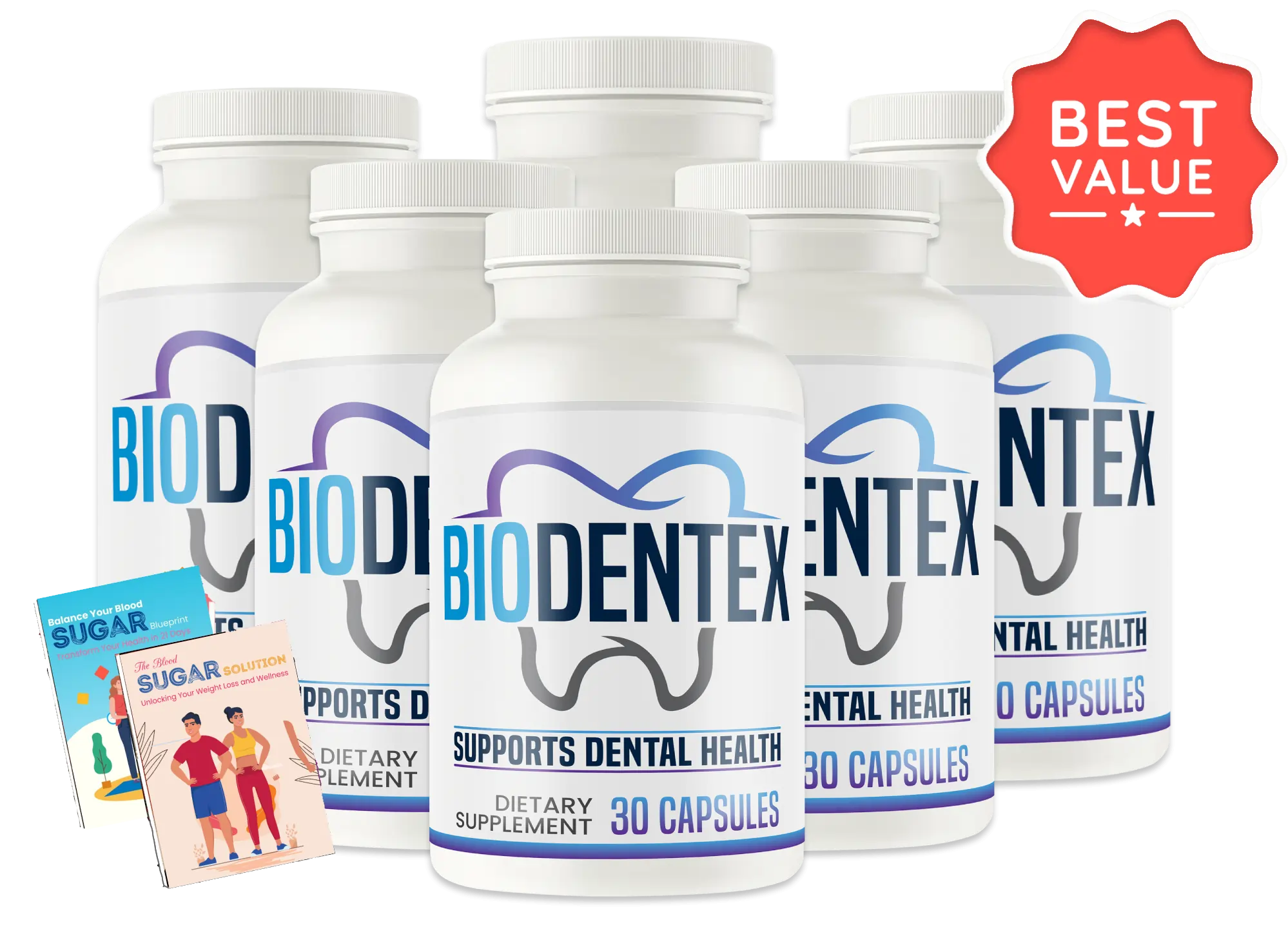 BioDentex Advanced Oral Health Supplement Bottles